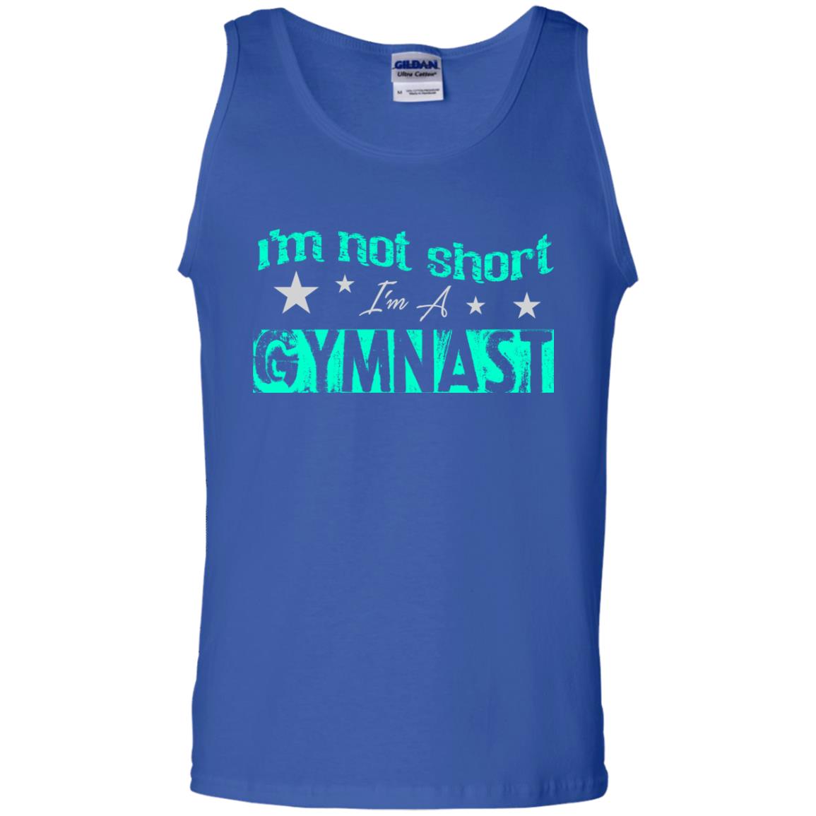 Gymnast T-shirt I_m Not Short I_m A Gymnast Royal