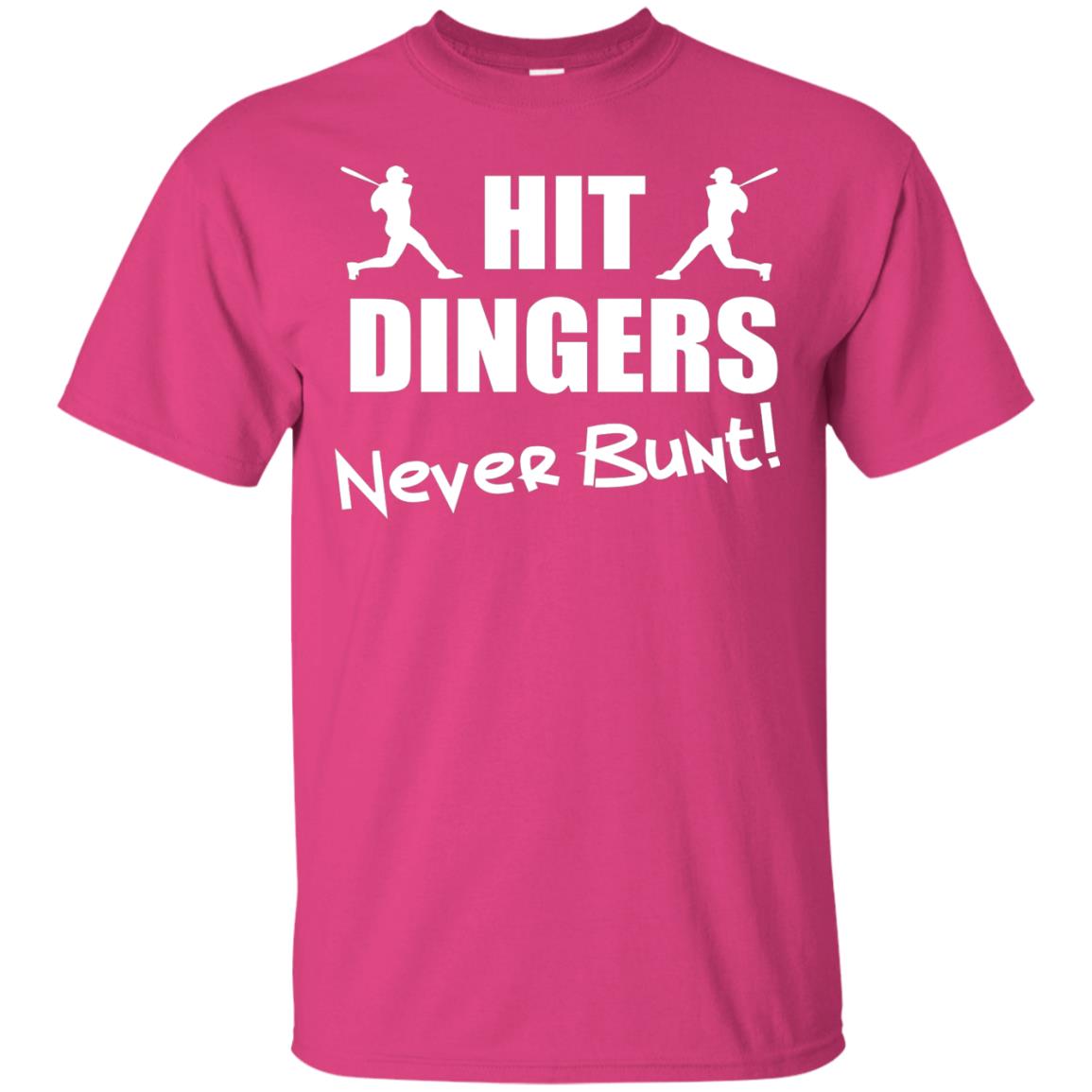 Hit Dingers Never Bunt Premium Shirt Heliconia