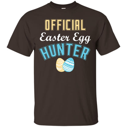 Official Easter Egg Hunter Easter Holiday T-shirt Dark Chocolate