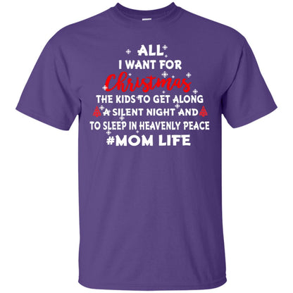 All I Want For Christmas The Kids To Get Along A Silent Night And To Sleep In Heavenly Pleace Purple