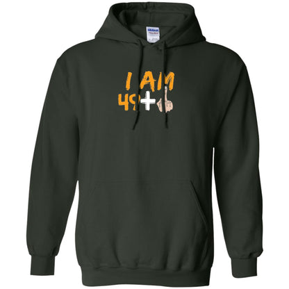 50th Birthday T Shirt I Am 49 Plus Forest Green