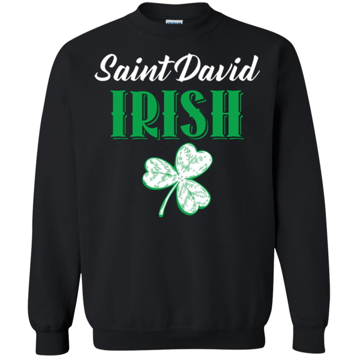 Saint Patrick's Day T-shirt Saint David Irish Black