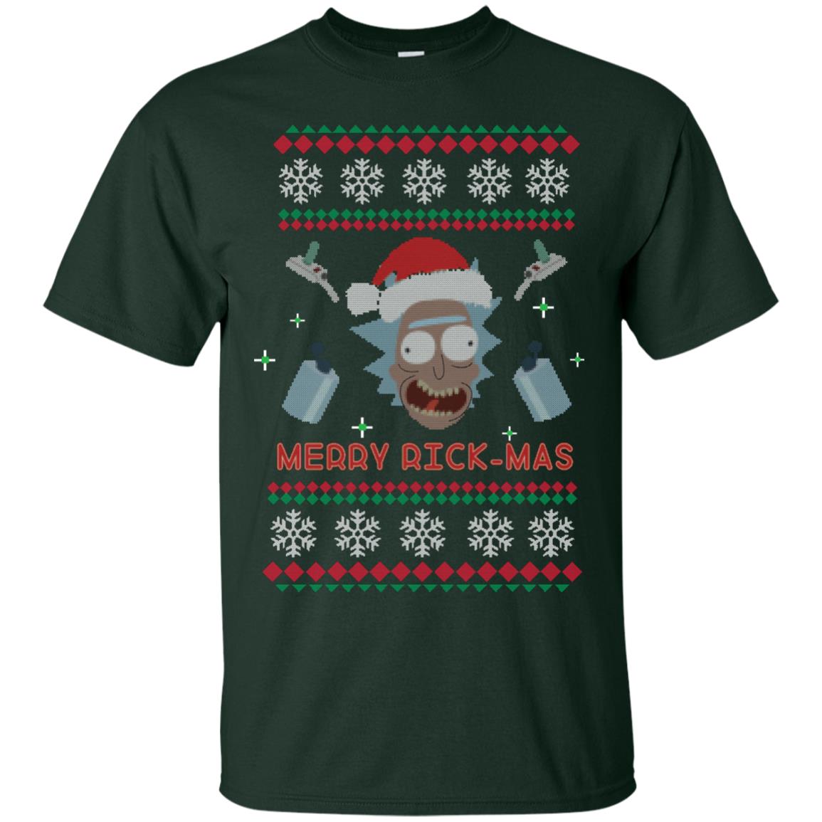 Mery Rick-mas Shirt Forest