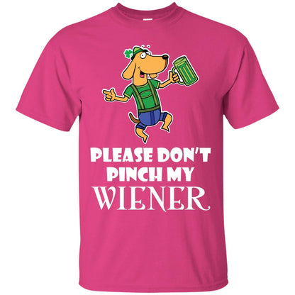 Please Don’t Pinch My Wiener Dog Lover Gift Shirt Heliconia