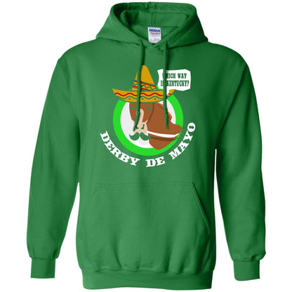 Derby De Mayo Kentucky Sombrero Mexican Horse Race T-shirt Irish Green