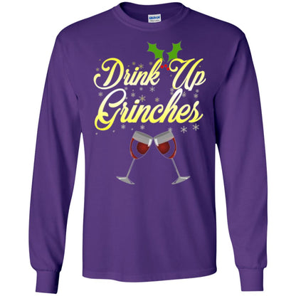 Christmas T-shirt Drink Up Grinches Purple