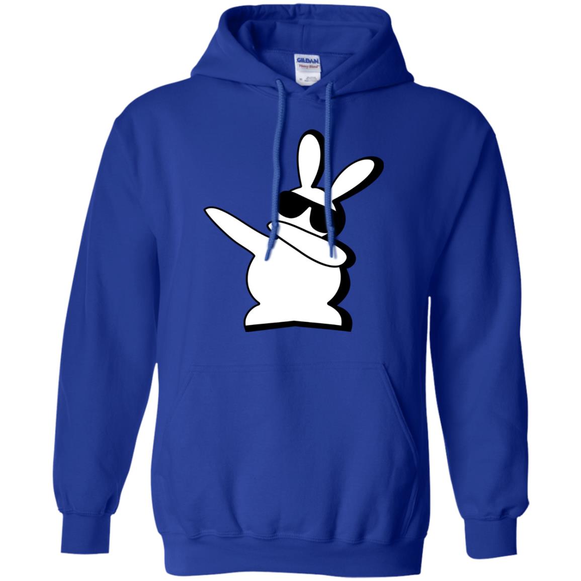 Dabbing Hip Hop Bunny Easter Dab Rabbit Dance T-shirt Royal
