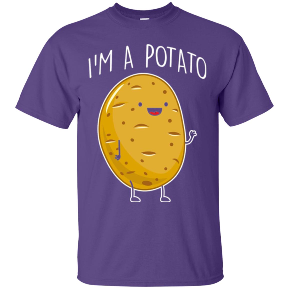 I Am Potato T-shirt Purple