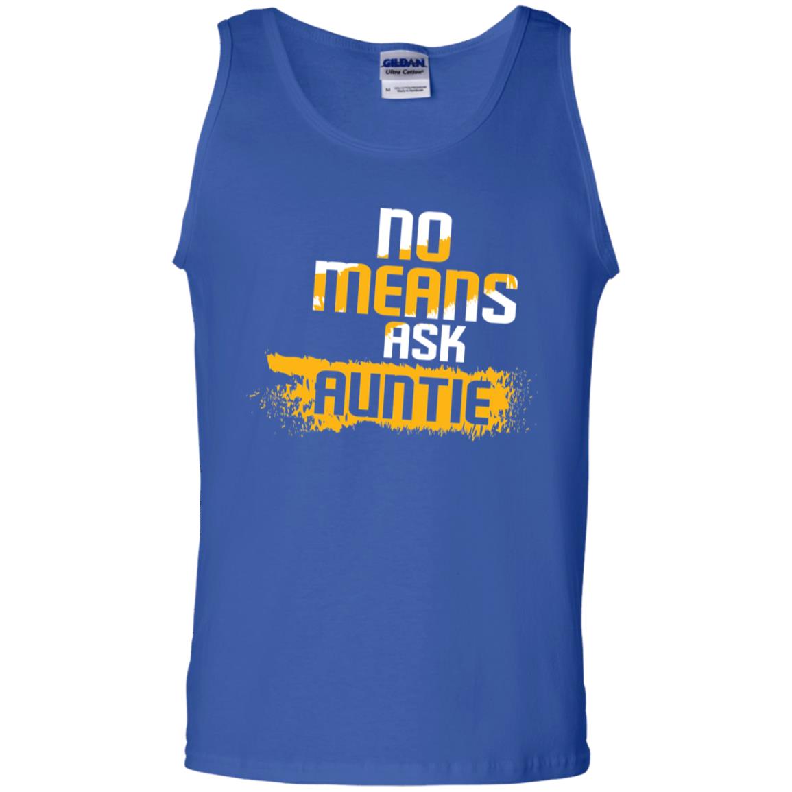 No Mean Ask Auntie Aunt Shirt For Womens Royal