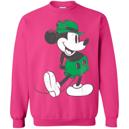 Mickey Mouse St. Patrick_s Day T-shirt Heliconia