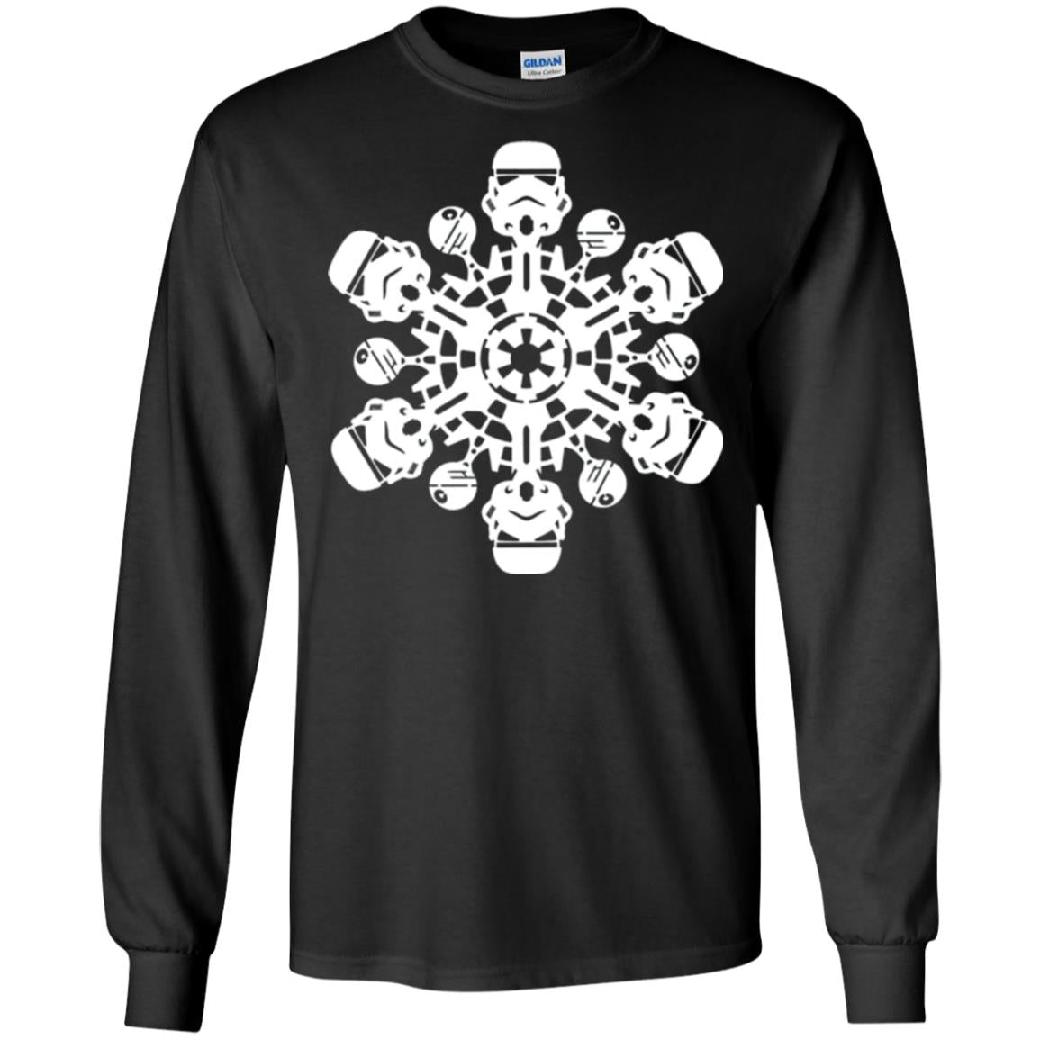 Christmas T-shirt Star Wars Stormtrooper Snowflake Black