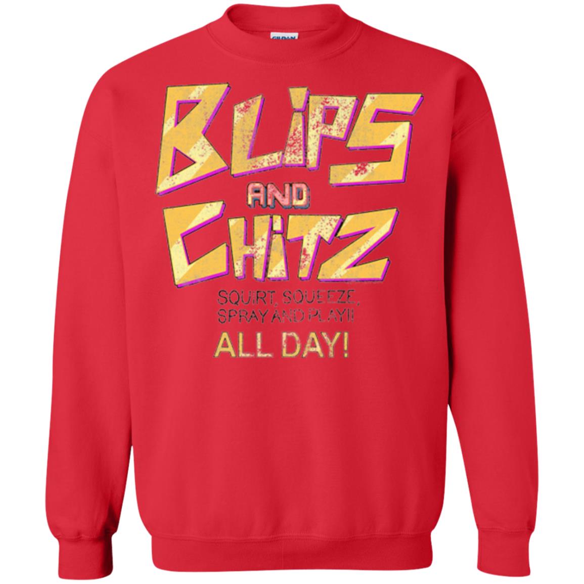 Cartoon T-shirt Vintage Blips And Chitz Red