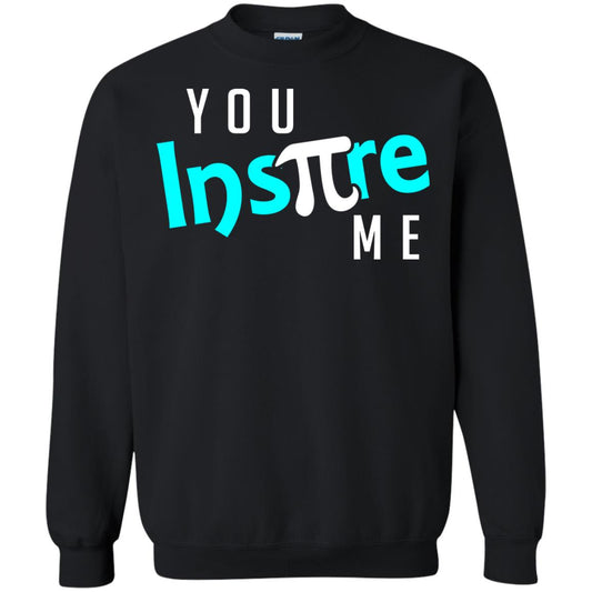 You Inspire Me Cool Pi Shirt For Pi Day Black