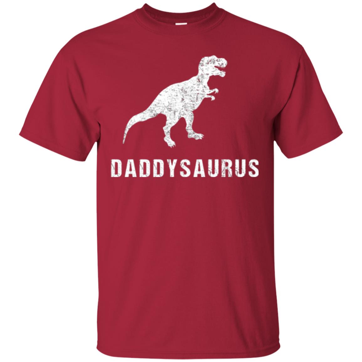 Dad T-shirt Daddysaurus Cardinal