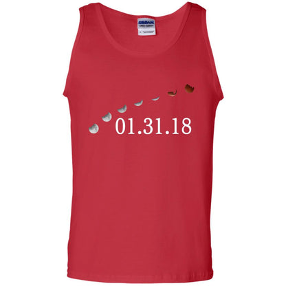 Usa Total Lunar Eclipse On January 31, 2018 T-shirt Red