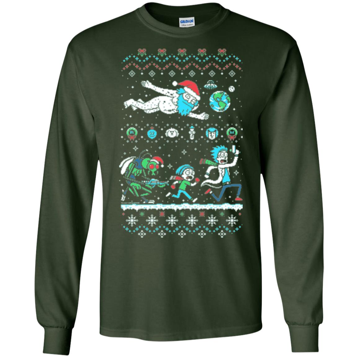 Rick And Morty T-shirt Forest Green