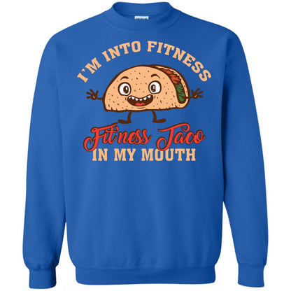 I’m Into Fitness Fit’ness Taco In My Mouth Taco Lover T-shirt Royal