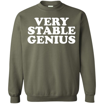 Very Stable Genius T-shirt Military Green