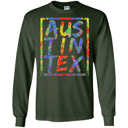 Austin Texas T-shirt Forest Green