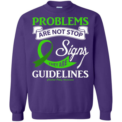 Cerebral Palsy Awareness They Are Guidelines Shirt Purple