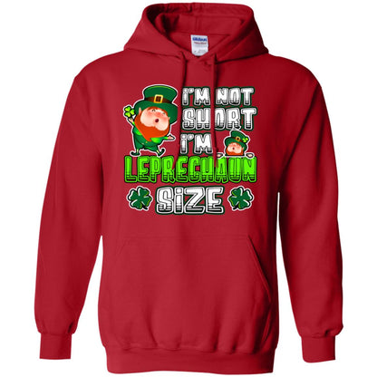 Im Not Short Im Leprechuan Size Irishman Ireland Shirt Red