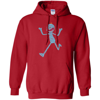 Cartoon T-shirt It_s Mr. Meeseeks Typography Red