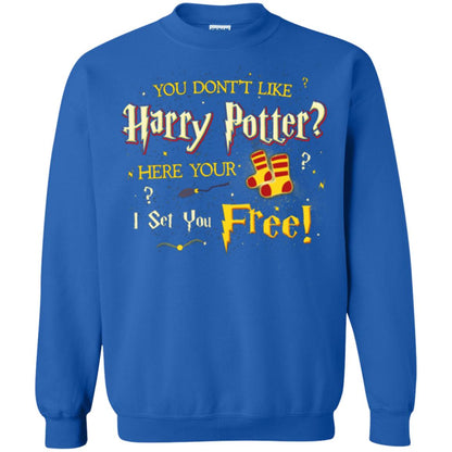 You Don_t Like Harry Potter Here Your I Set You Free Movie T-shirt Royal