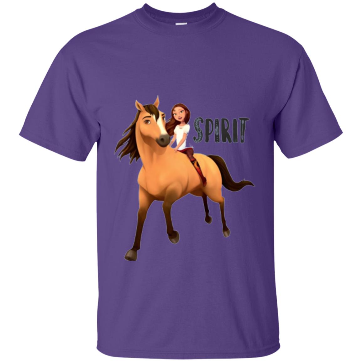 Horse Lover T-shirt Spirit Purple