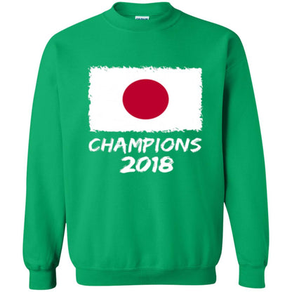 Football Lover T-shirt Japan Champions 2018 T-shirt Irish Green