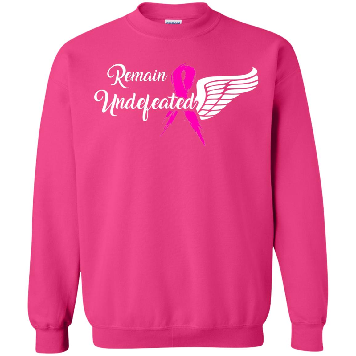 Breast Cancer T-shirt Remain Undefeated Heliconia