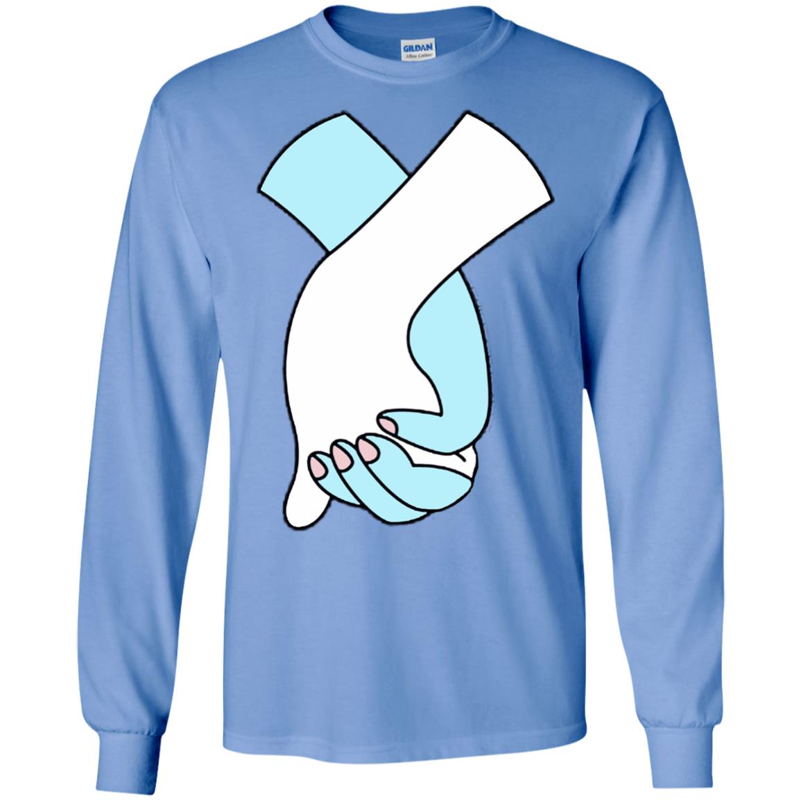 Holding Hands Love Simon Shirt Carolina Blue