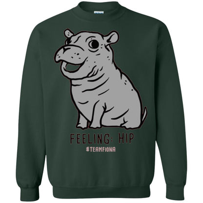 Fiona Hippo Lover T-shirt The Hippo Feeling Hip #teamfiona Forest Green