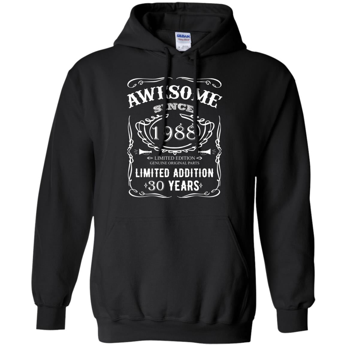 Awesome Since 1988 Limited Addition 30 Years 30th Birthday T-shirt Black