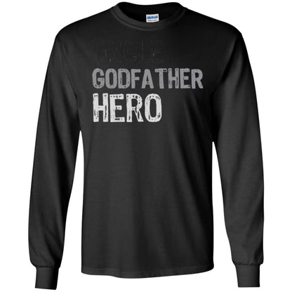 Uncle T-shirt Uncle Godfather Hero Black
