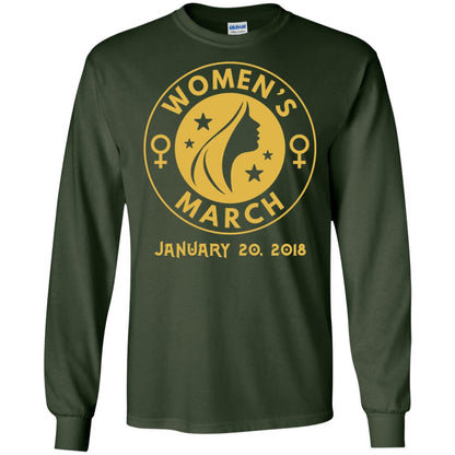 Women_s Right T-shirt Women_s March January 20th 2018 Protest Forest Green