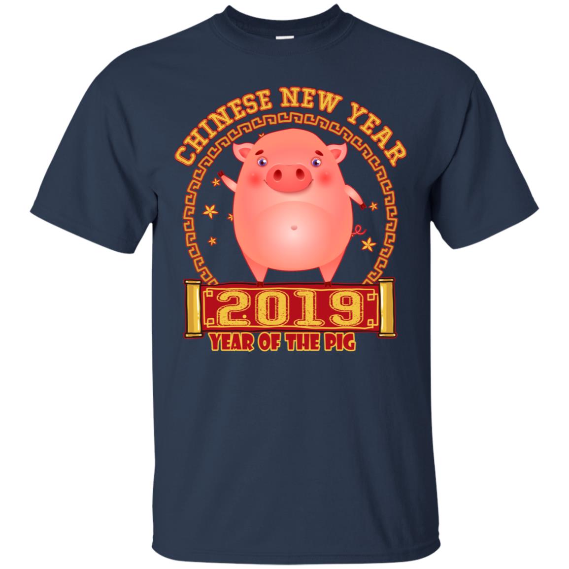 Chinese New Year Year 2019 Of The Pig Shirt Navy