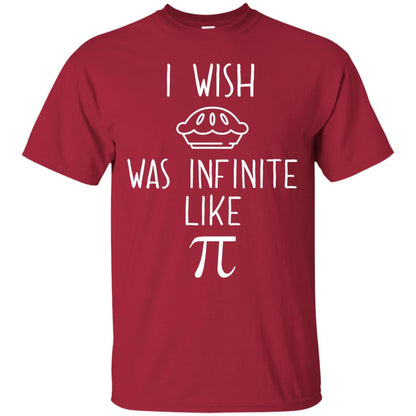 Funny Pi Day Shirt I Wish Pie Was Infinite Like Pi Cardinal