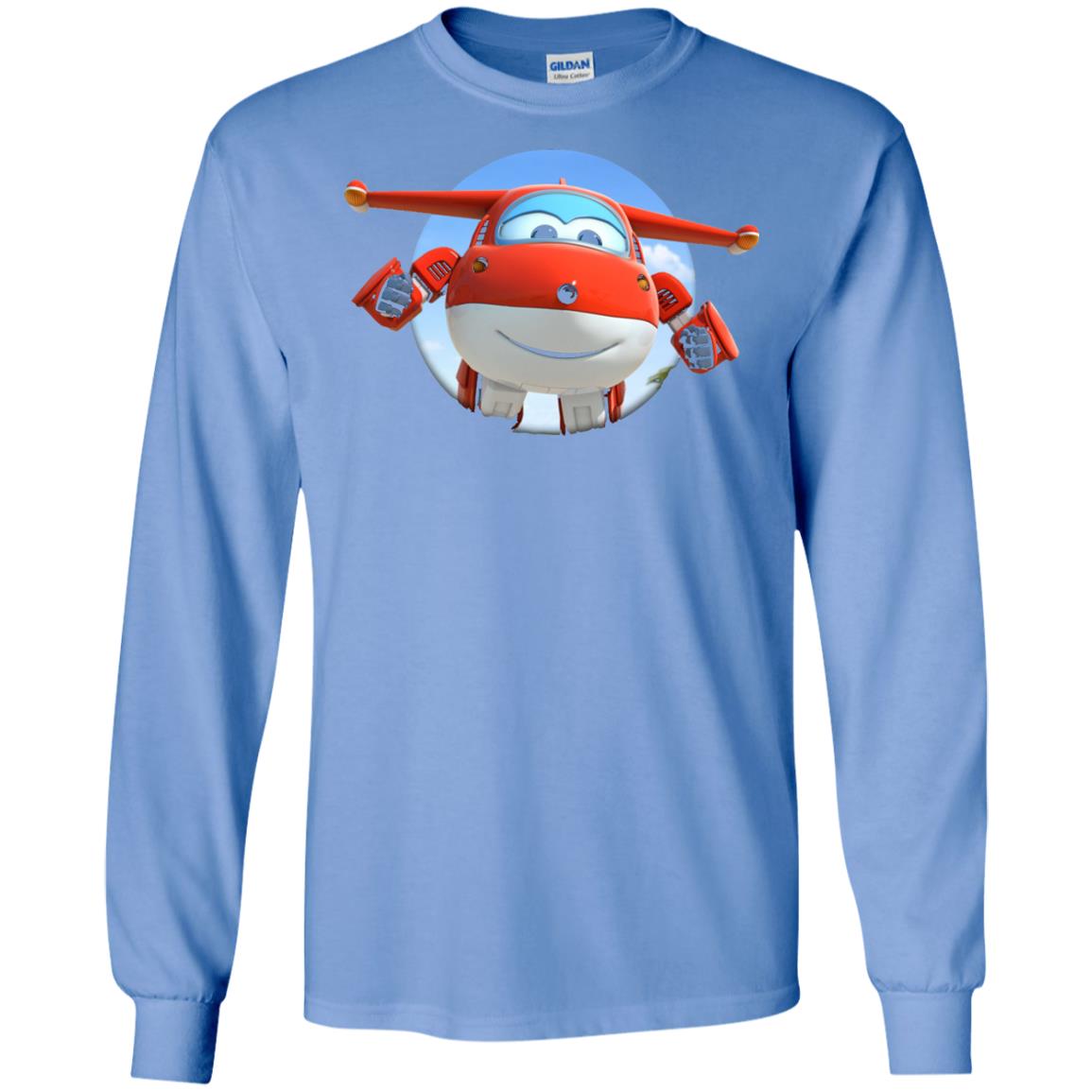Super Wings Jett Movie Lover T-shirt Carolina Blue