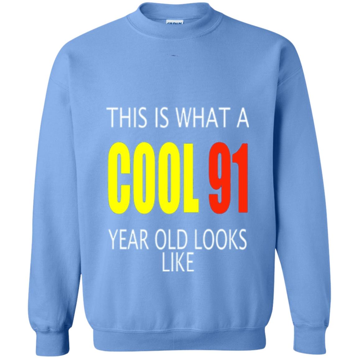 Cool 91 Years Old Birthday Gifts This Is What A Cool 91 Carolina Blue