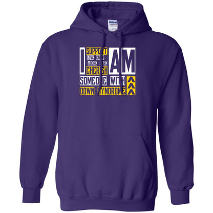 I Am Someone With Down Syndrome Gift Shirt For Down Syndrome Awareness T-shirt Purple