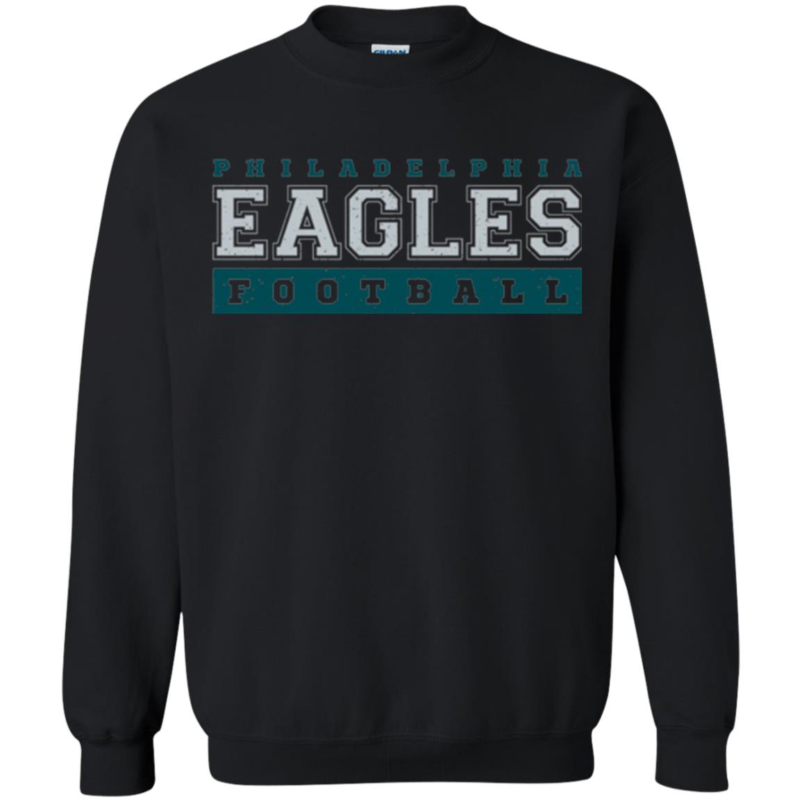 Football Lover T-shirt Philadelphia Football Fly Eagles Fly Collegiate Black