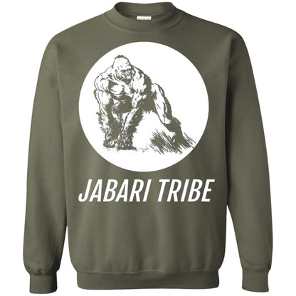 Jabari Tribe White Gorilla T-shirt Military Green