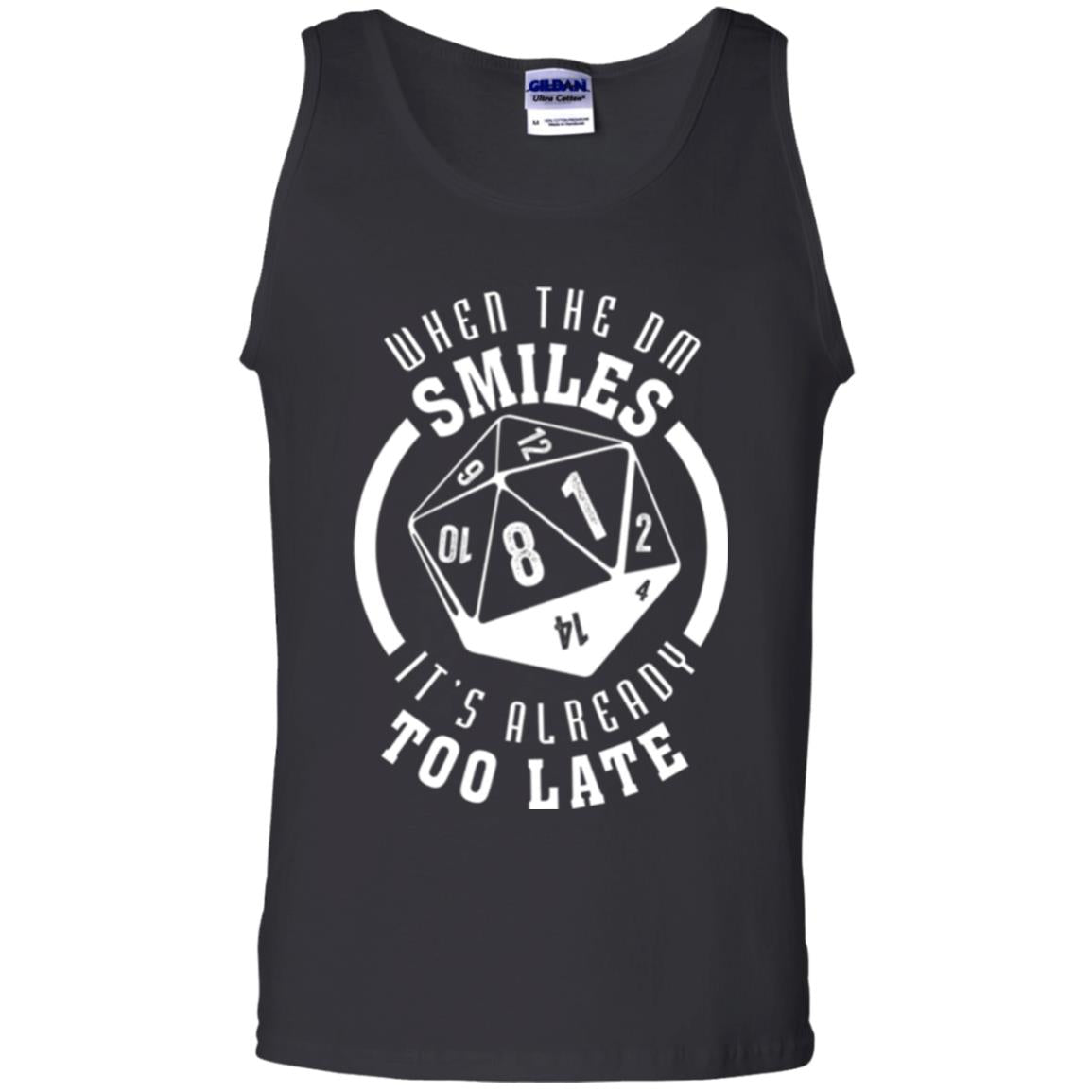 When The Dm Smiles It_s Already Too Late T-shirt Black