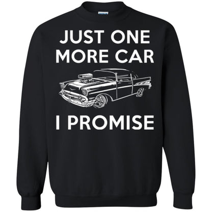 Car Lover T-shirt Just One More Car Black