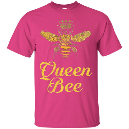 Bee Lover T-shirt Queen Bee Crown T-shirt Heliconia