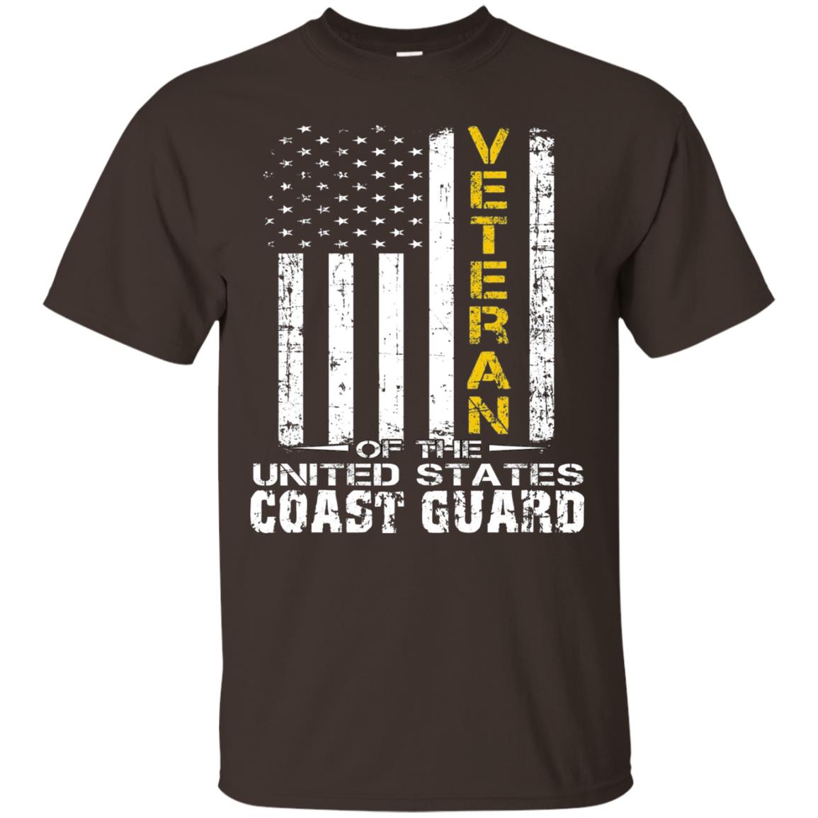 Veteran Of The United States Us Coast Guard Shirt Dark Chocolate