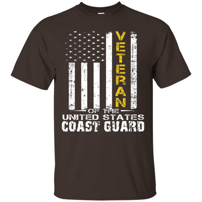 Veteran Of The United States Us Coast Guard Shirt Dark Chocolate