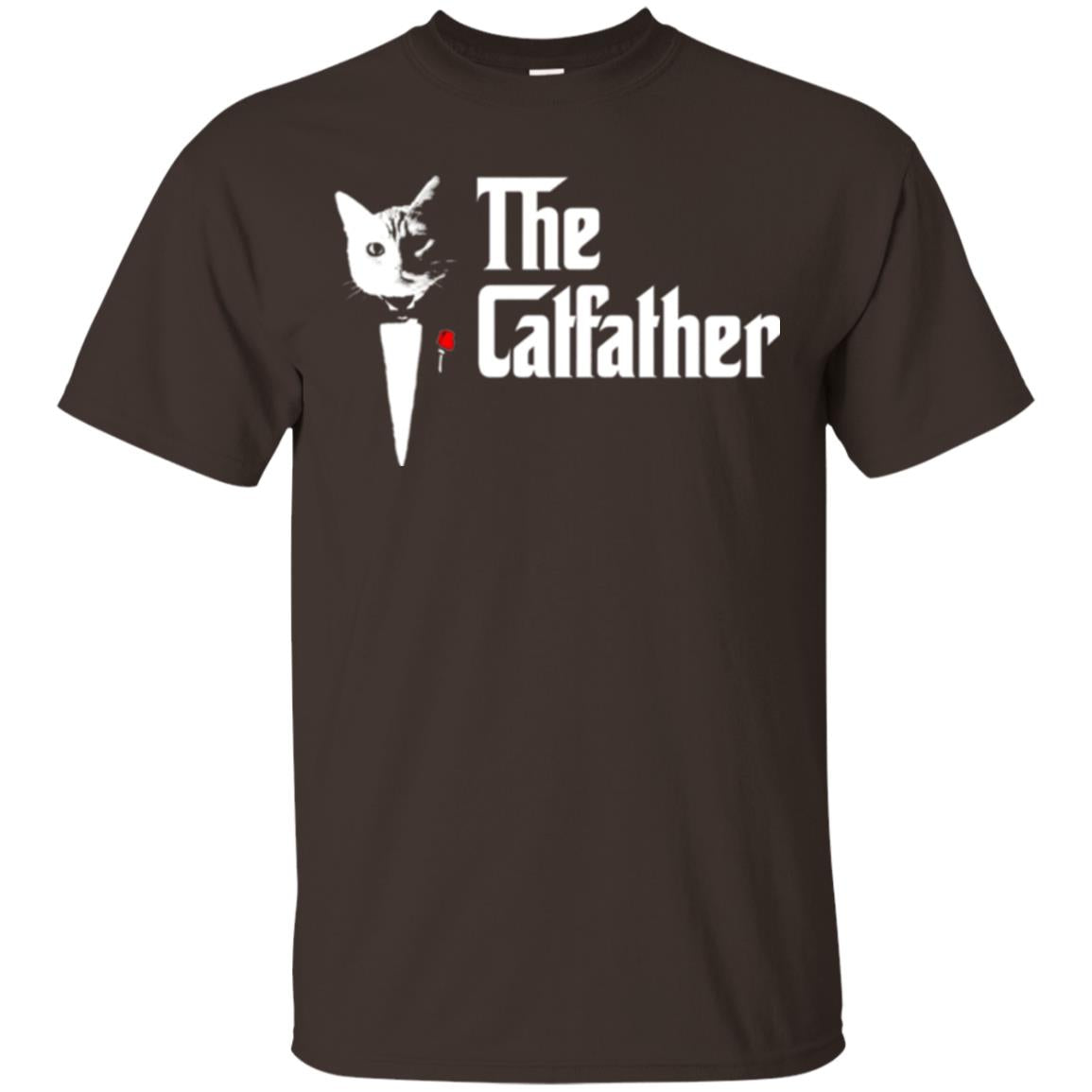 Daddy T-shirt The Catfather Dark Chocolate