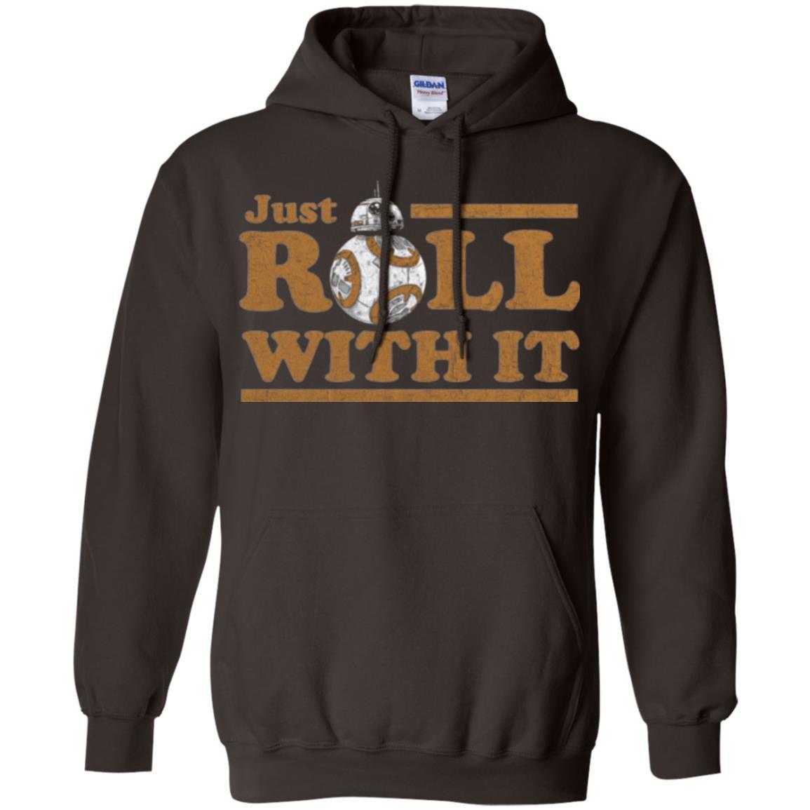 Movie T-Shirt Just Roll With You Dark Chocolate
