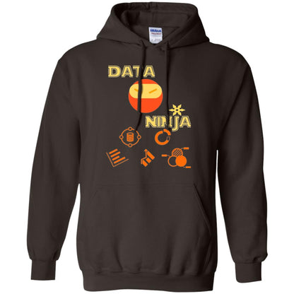Data Ninja T-shirt Dark Chocolate